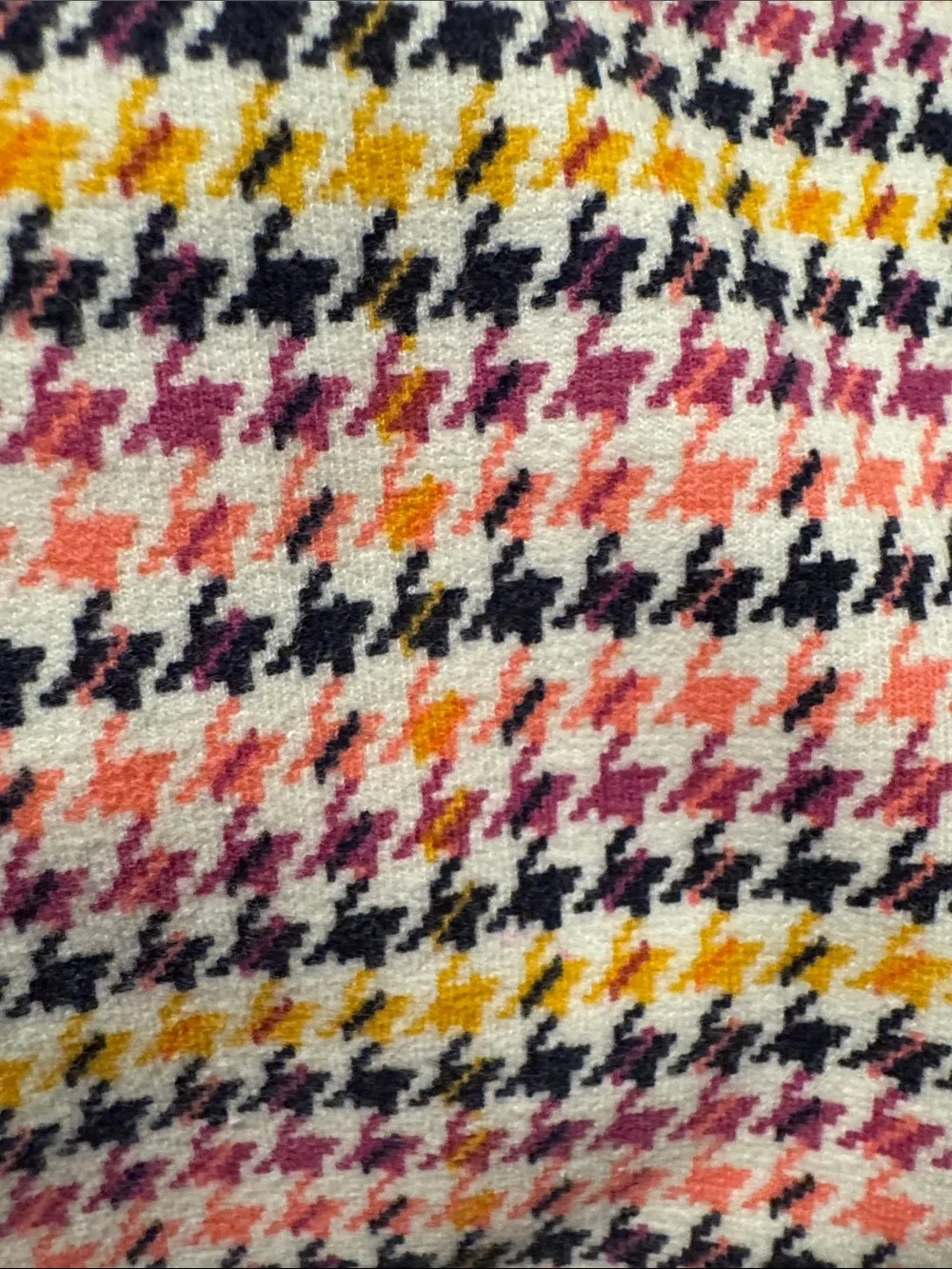 Janie and Jack Girls' Multi-Color Houndstooth Knit Leggings sz 7